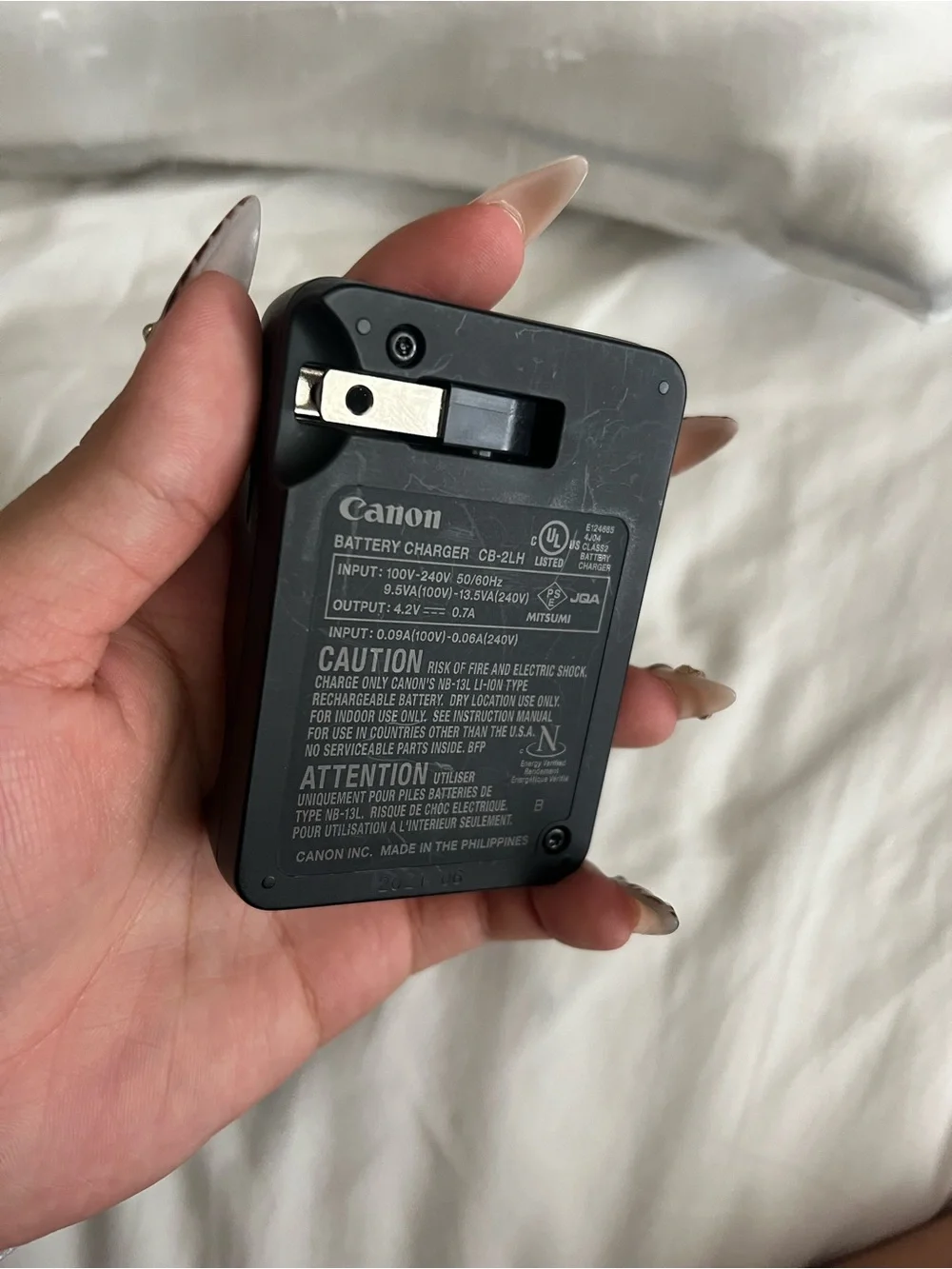 Canon NB-13L Rechargeable Camera Battery Light Gray